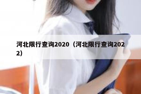 河北限行查询2020（河北限行查询2022） 第1张