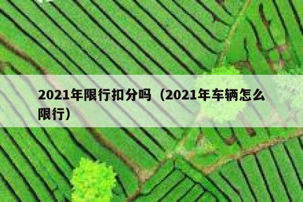 2021年限行扣分吗（2021年车辆怎么限行） 第1张