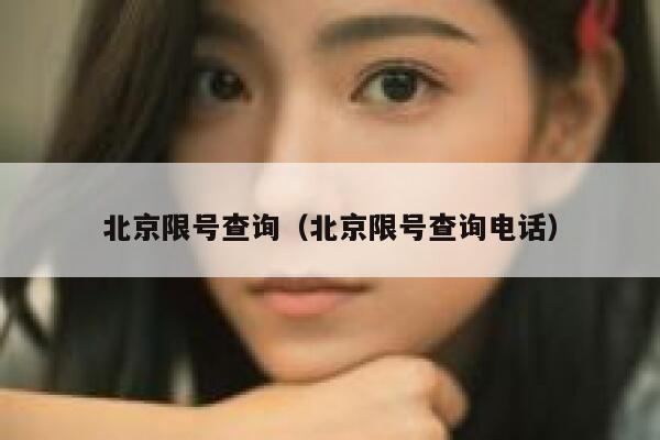 北京限号查询（北京限号查询电话） 第1张