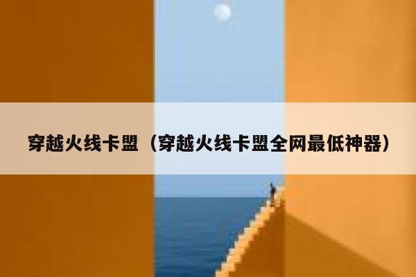 穿越火线卡盟（穿越火线卡盟全网最低神器） 第1张