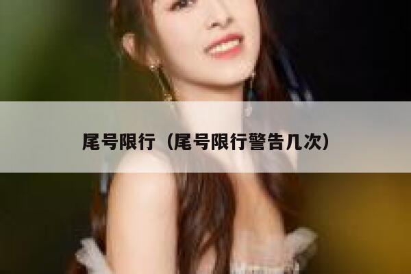 尾号限行（尾号限行警告几次） 第1张