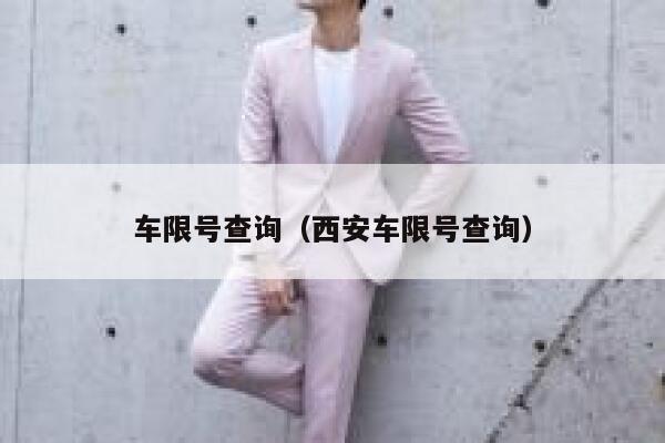 车限号查询（西安车限号查询） 第1张
