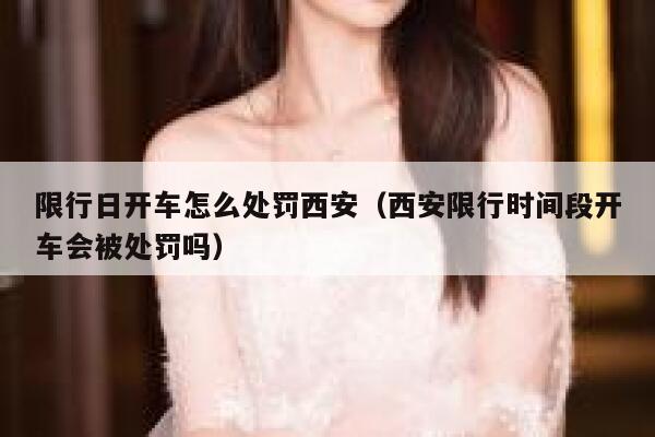 限行日开车怎么处罚西安（西安限行时间段开车会被处罚吗） 第1张