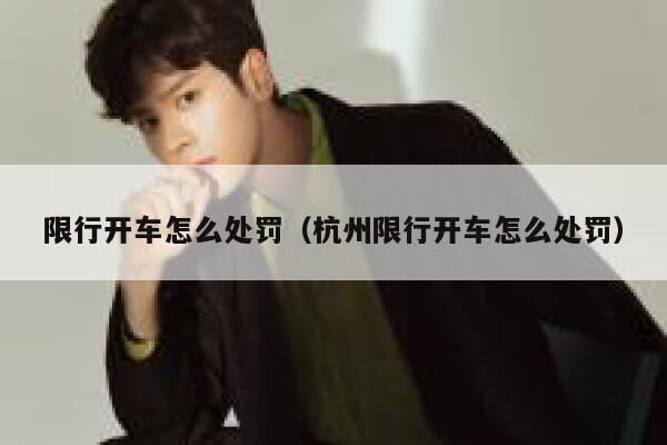 限行开车怎么处罚（杭州限行开车怎么处罚） 第1张