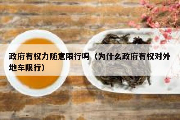 政府有权力随意限行吗（为什么政府有权对外地车限行） 第1张