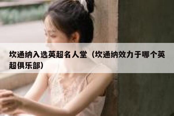 坎通纳入选英超名人堂（坎通纳效力于哪个英超俱乐部） 第1张