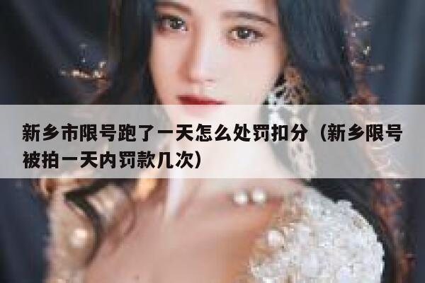 新乡市限号跑了一天怎么处罚扣分（新乡限号被拍一天内罚款几次） 第1张