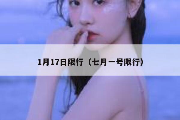 1月17日限行（七月一号限行） 第1张