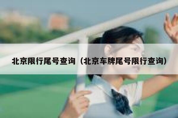 北京限行尾号查询（北京车牌尾号限行查询） 第1张