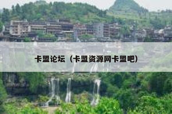 卡盟论坛（卡盟资源网卡盟吧） 第1张
